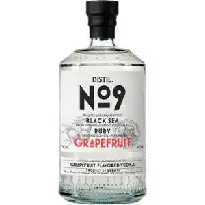 Горілка №9 Distil Грейпфрут 40% 0.5 л