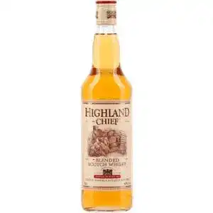 Віскі Highland Chief 3YO blended 40% 700 мл