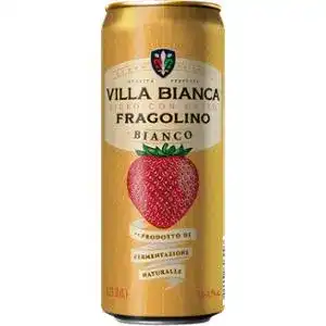 Сидр Villa Bianca Fragolino Bianco белый сладкий крепкий газированный 7-8.5% 330 мл