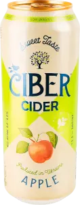 Фото 2 - Сидр Ciber Apple газований солодкий білий 5-6% 500 мл