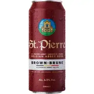 Пиво St.Pierre Brune темне фільтроване пастеризоване 6.5% 0.5л