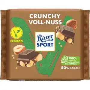 Шоколад Ritter Sport Vegan Лісовий горіх-кранчі молочний 100 г
