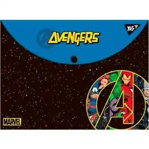 Папка-конверт Yes! Marvel Avengers А4 на кнопці