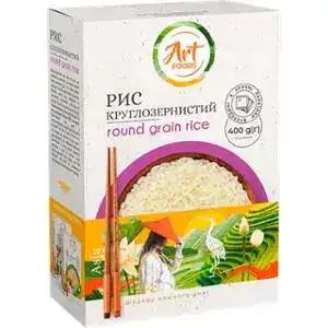 Рис Art Foods Круглозернистий 4*100г