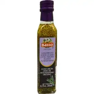 Олія оливкова Basso нерафінована з розмарином 250 мл