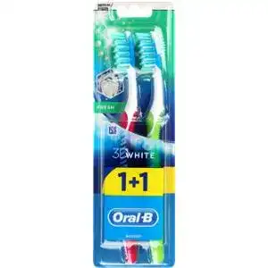 Щітка зубна Oral-B 3D White Fresh Medium 2шт