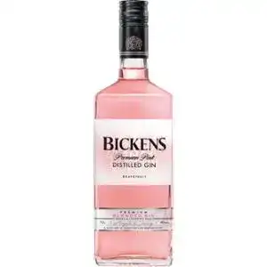 Джин Bickens Premium Pink зі смаком грейпфруту 40% 0,7 л