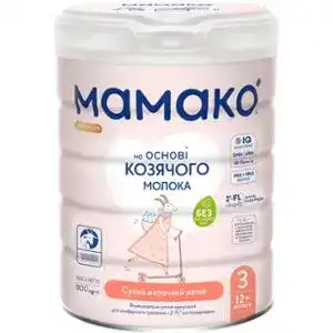 Смесь молочная сухая Мамако Premium №3 800 г