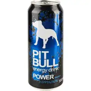 Напій енергетичний Pit Bull Power безалкогольний сильногазований 500 мл