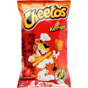 Палички кукурудзяні Cheetos зі смаком кетчупу 90 г