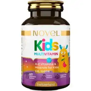 Вітаміни жувальні Novel КІДС Мультивітамін для дітей 60 шт