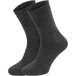 Шкарпетки чоловічі класичні V&T 56-022-01 р.27-29 темно-сірий