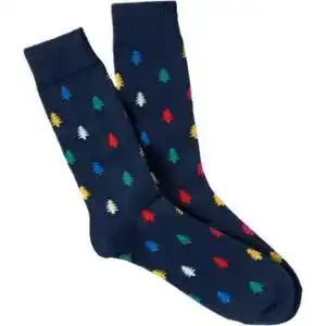 Шкарпетки Siela чоловічі класичні махрові RT1211-0971 р.39-42 ялинки темно-сині