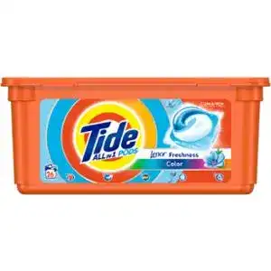 Капсули для прання Tide Color Дотик свіжості 26 шт