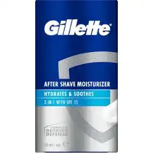 Бальзам після гоління Gillette 3в1 Hydrates & Soothes SPF+15 50 мл