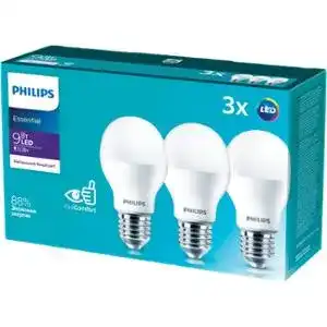 Світлодіодна лампа LED Philips 9W E27 4000K 3 шт