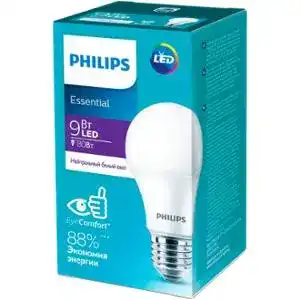 Светодиодная лампа LED Philips 9W E27 4000K 230V