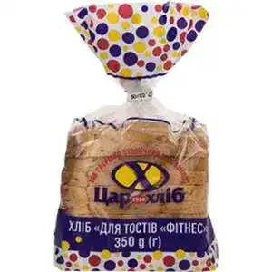 Хліб Цар хліб Фітнес Для тостів пшеничний нарізний 350 г