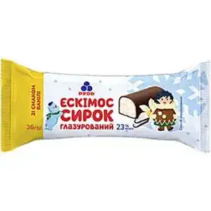 Сирок Рудь Ескімос глазурований зі смаком ванілі 36 г