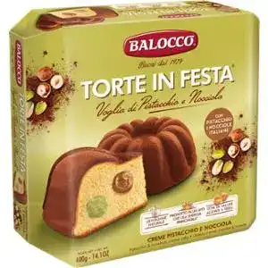 Кекс Balocco Torte in Festa з фісташкою та фундуком 400 г
