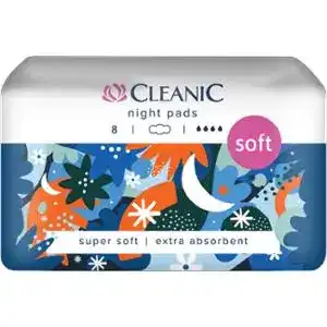 Прокладки нічні Cleanic Soft 8 шт