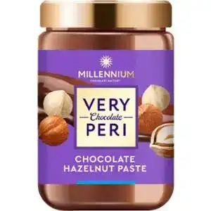 Паста горіхова Millennium Very Peri із фундука з додаванням какао 360 г