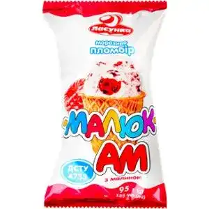 Мороженое Ласунка Малыш-Ам Малина 95 г
