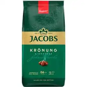 Кава в зернах Jacobs Kronung натуральна смажена 500 г