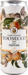 Фото 7 - Сидр TooSecco зі смаком персику сухий 330 мл