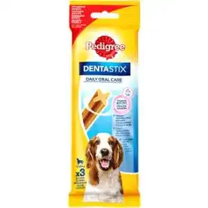 Лакомство Pedigree DentaStix для собак 0-25 кг 77 г