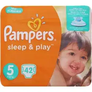 Підгузки Pampers Sleep&Play розмір 5 Junior (11-16 кг) 42 шт.