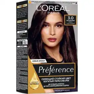 Крем-краска для волос L'Oreal Paris Preference 3 темно-каштановый