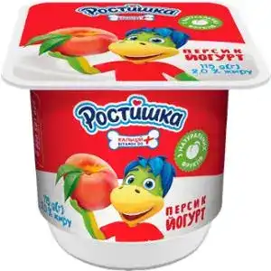 Йогурт Растішка персик 2% 115 г