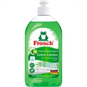 Засіб для миття посуду Frosch Зелений лимон, 500 мл
