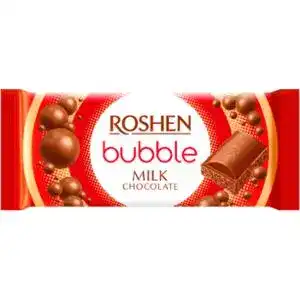 Шоколад Roshen Milk Bubble молочний пористий 80 г