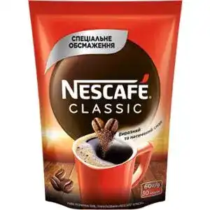 Кофе натуральный растворимый гранулированный Nescafe Classic 60 г